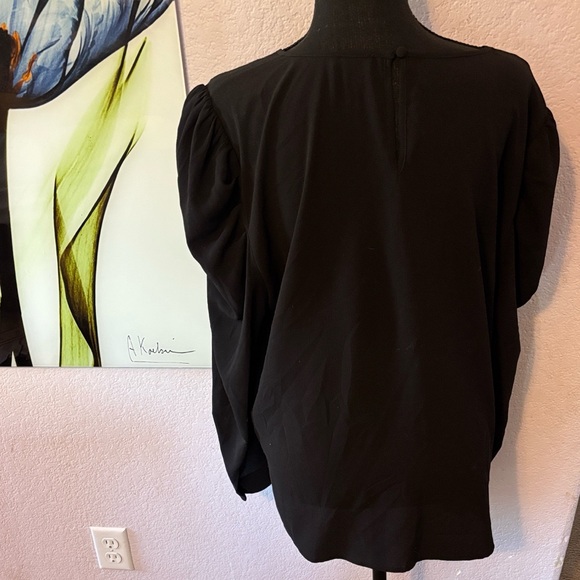 women’s black blouse shirt size XL - Picture 3 of 5